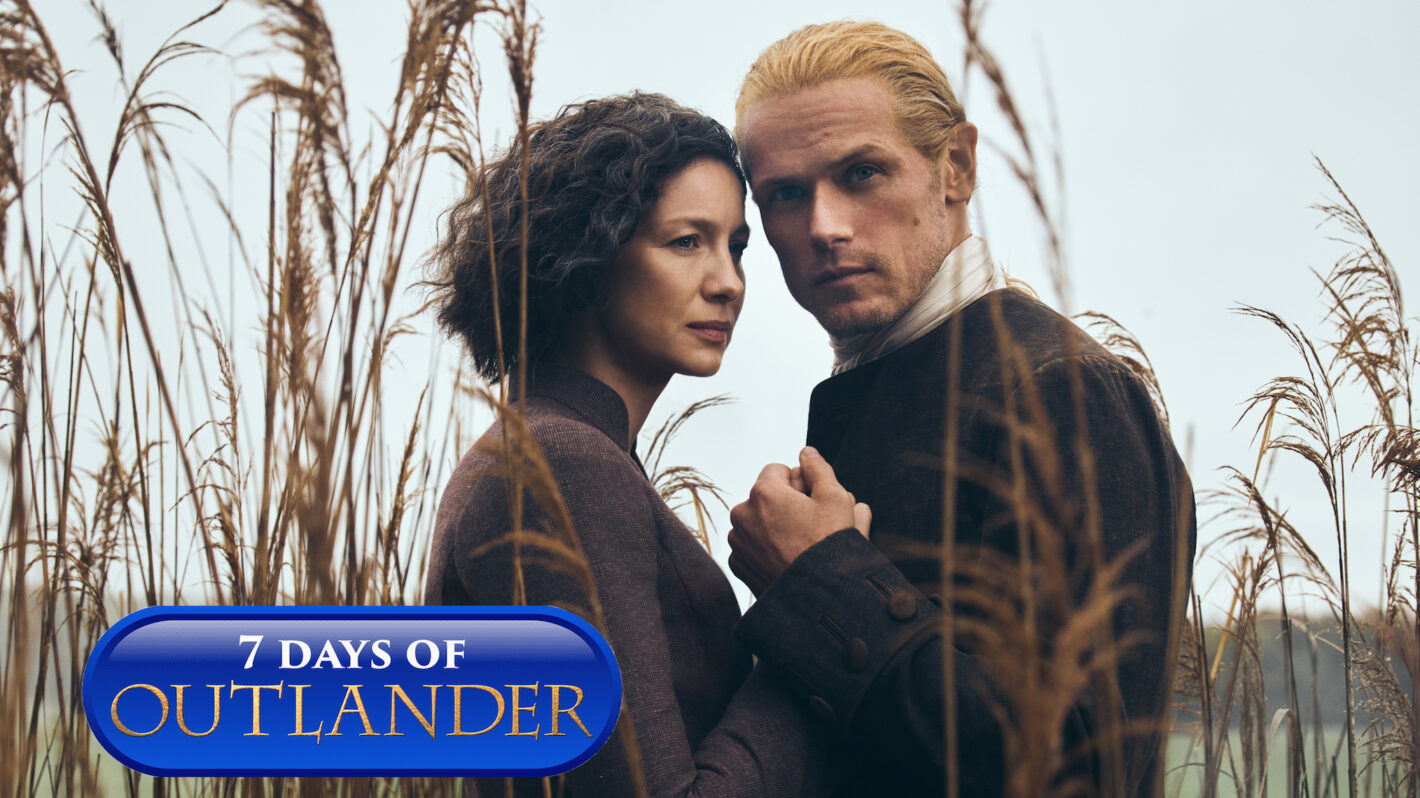 Countdown To Outlander Day 1 Jamie Claire Get Close In Exclusive