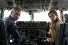Eric Dane and Rhona Mitra in The Last Ship