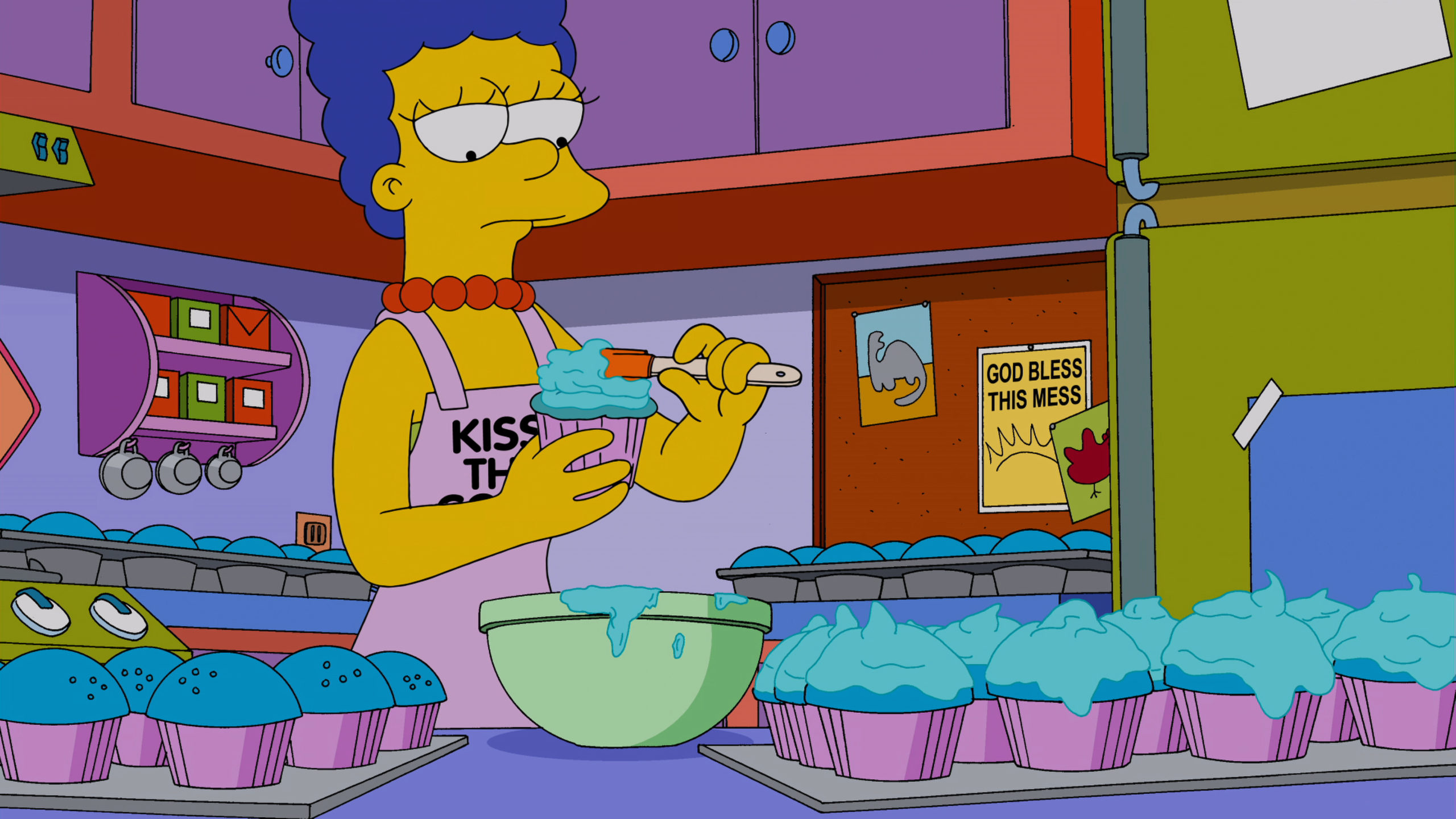 Marge simpson cupcakke