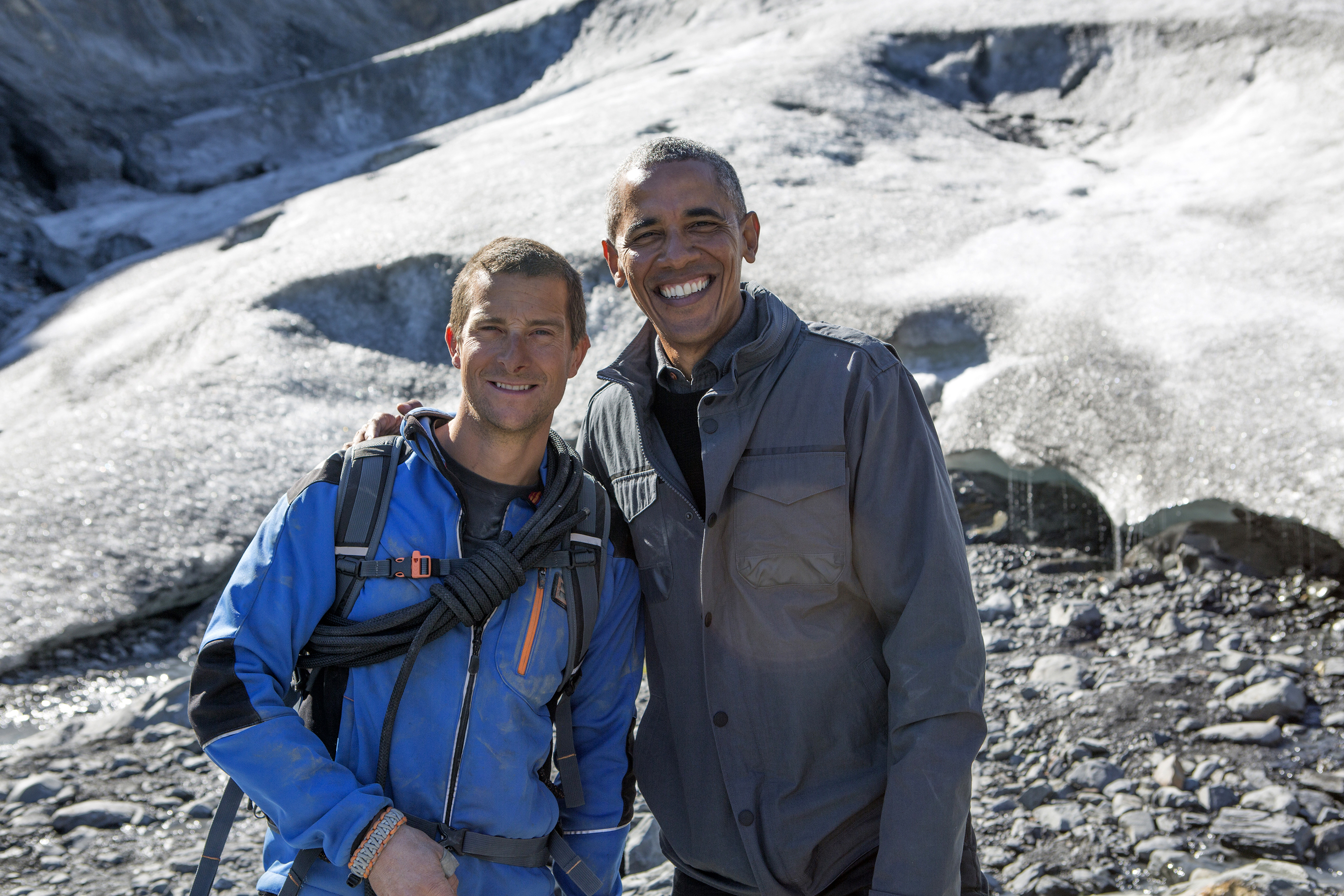 President Obama Goes Running Wild with Bear Grylls in ...