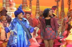 Amber Riley as Addapearle, Shanice Williams as Dorothy in The Wiz Live! - Season 1