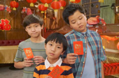 Forrest Wheeler, Ian Chen, and Hudson Yang in Fresh Off the Boat