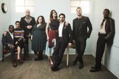 Actors Sterling K. Brown, Susan Kelechi Watson, Chris Sullivan, Chrissy Metz, Mandy Moore, Milo Ventimiglia, Justin Hartley, and Ron Cephas Jones of 'This Is Us'