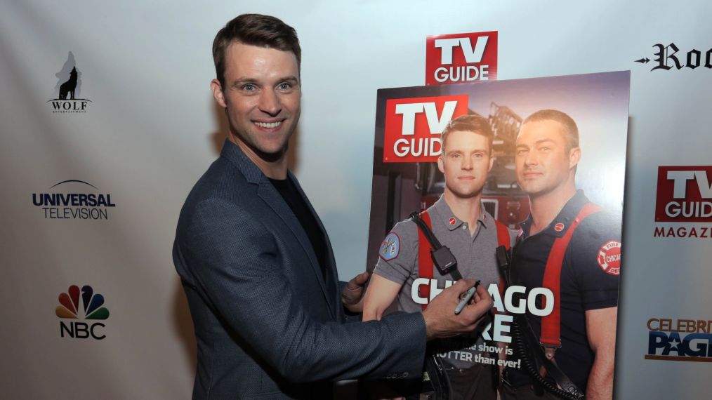 TV Guide Magazine Celebrates Cover Stars Taylor Kinney & Jesse Spencer