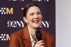 Drew Barrymore speaks onstage during the TCM Classic Film Festival: New York Pop-Up  x  92NY at 92nd Street Y on January 25, 2025 in New York City