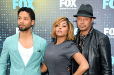 Jussie Smollet, Taraji P. Henson, and Terrence Howard attend the 2017 FOX Upfront