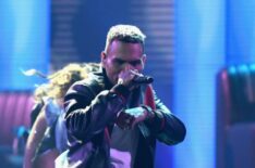 Chris Brown performs onstage at 2017 BET Awards