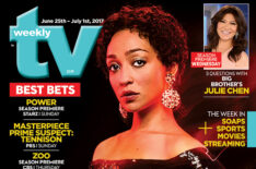 Ruth Negga of Preacher on the cover of TV Weekly