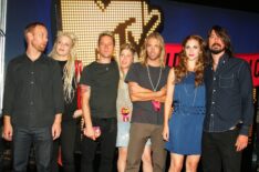 Foo Fighters and guests arrive at the 2007 MTV Video Music Awards