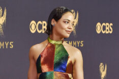 Tessa Thompson attends the 69th Annual Primetime Emmy Awards