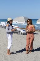 Danielle Staub and Teresa Giudice on the beach The Real Housewives of New Jersey - Season 8