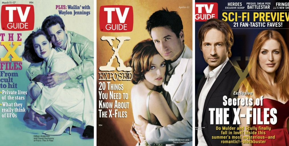 'The XFiles' Stars on TV Guide Magazine's Covers Throughout the Years