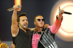 Luis Fonsi and Daddy Yankee perform onstage at the Billboard Latin Music Awards in 2017