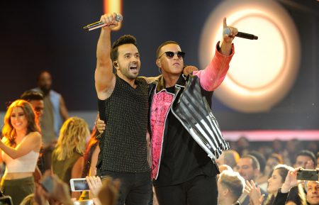 Luis Fonsi and Daddy Yankee perform onstage at the Billboard Latin Music Awards in 2017