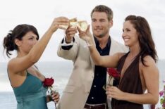 Brad Womack with DeAnna Pappas and Jenni Croft on Season 11 of The Bachelor