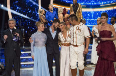 Tom Bergeron, Jamie Anderson, Artem Chigvintsev, Emma Slater, Johnny Damon, Erin Andrews on Dancing With The Stars