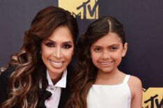 TV personalities Farrah Abraham and Sophia Abraham attend the 2018 MTV Movie And TV Awards