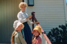 Little House on the Prairie - Melissa Sue Anderson as Mary Ingalls Kendall, Charlotte Stewart as Eva Beadle, Melissa Gilbert as Laura