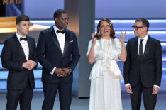 70th Emmy Awards - Colin Jost, Michael Che, Maya Rudolph, and Fred Armisen