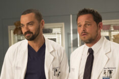 Jesse Williams and Justin Chambers in Grey's Anatomy