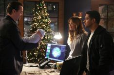 Sean Murray, Emily Wickersham, Wilmer Valderrama in NCIS - 'What Child Is This?'