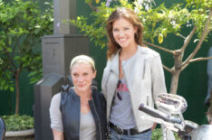 Katee Sackhoff and Tricia Helfer