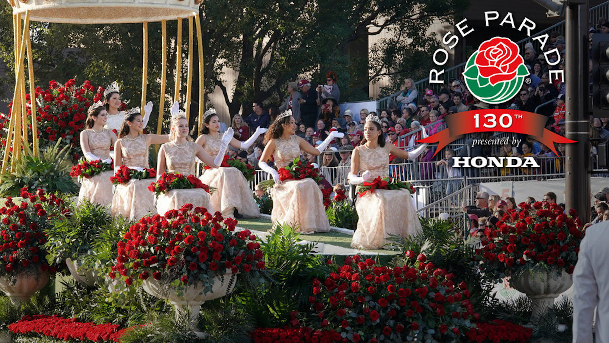 the New Year With the 130th Tournament of Roses Parade