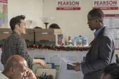 Tim Jo as Jae-won Yoo, Sterling K. Brown as Randall Pearson in This Is Us - Season 3