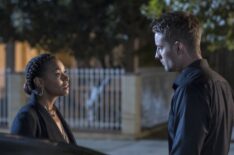 Melanie Liburd as Zoe, Justin Hartley as Kevin Pearson in This Is Us - Season 3