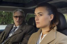 Michael Nouri as Eli and Cote de Pablo as Ziva on NCIS - 'Shabbat Shalom'