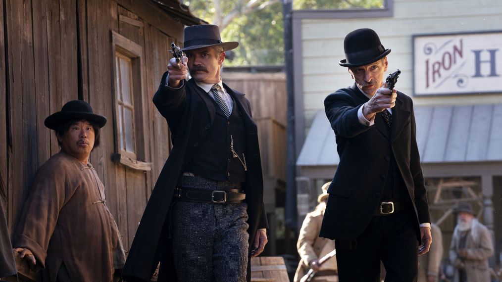 Deadwood - Timothy Olyphant and John Hawkes