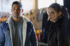 Wilmer Valderrama, Emily Wickersham in NCIS - 'High Tide'