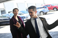 Katie McGrath and Sam Witwer in Supergirl - 'Red Dawn'