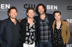 Misha Collins, Jensen Ackles, Jared Padalecki and Alexander Calvert attend the The CW's Summer 2019 TCA Party sponsored by Branded Entertainment Network at The Beverly Hilton Hotel on August 04, 2019