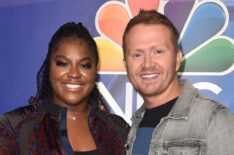 Ester Dean and Shane McAnally attend 2019 TCA NBC Press Tour