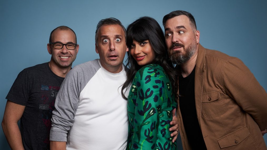 Impractical Jokers & Jameela Jamil 5X Signed 8x10 Photo W/COA - discount The Misery Index