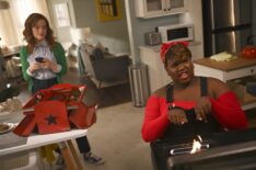 Jane Levy as Zoey and Alex Newell as Mo in Zoey's Extraordinary Playlist - Season 1