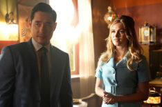 Ben Song (Raymond Lee) and Hannah Carson (Eliza Taylor) in 'Quantum Leap' Season 2 Episode 9