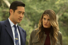 Raymond Lee as Dr. Ben Song, Caitlin Bassett as Addison in 'Quantum Leap' Season 2