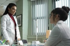 Freema Agyeman as Dr. Helen Sharpe, Ana Villafañe as Dr. Valentina Castro in New Amsterdam - Season 2 Episode 16