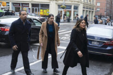 Ice-T as Detective Odafin 'Fin' Tutuola, Jamie Gray Hyder as Officer Katriona 'Kat' Azar Tamin, Mariska Hargitay as Captain Olivia Benson in Law & Order SVU - Season 21 Episode 19