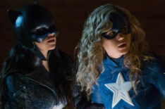 Yvette Monreal as Wildcat and Brec Bassinger as Stargirl