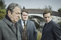 Roger Allam, Sean Rigby, and Shaun Evans in Endeavour - Season 7