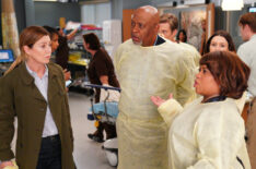 Ellen Pompeo, James Pickens Jr, and Chandra Wilson in Grey's Anatomy - 'Help Me Through the Night'