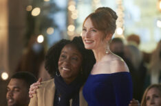 Briana Price as Emma and Alicia Witt as Meg in Christmas Tree Lane