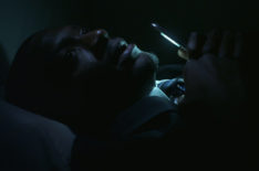 Aldis Hodge as Hardison buried alive in Leverage - 'The Grave Danger Job'