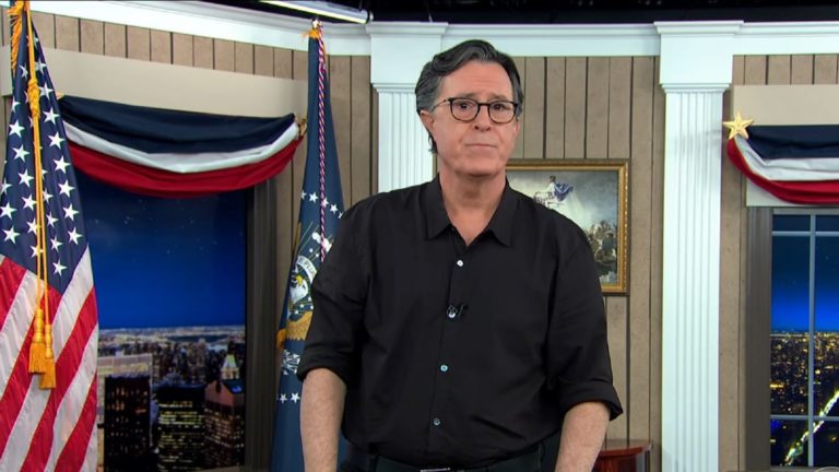 Stephen Colbert Gives Emotional 'Late Show' Monologue Over Trump ...