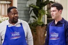 Cedric the Entertainer as Calvin Butler and Max Greenfield as Dave Johnson in The Neighborhood