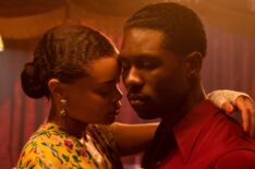 Andra Day and Trevante Rhodes in The United States vs Billie Holiday