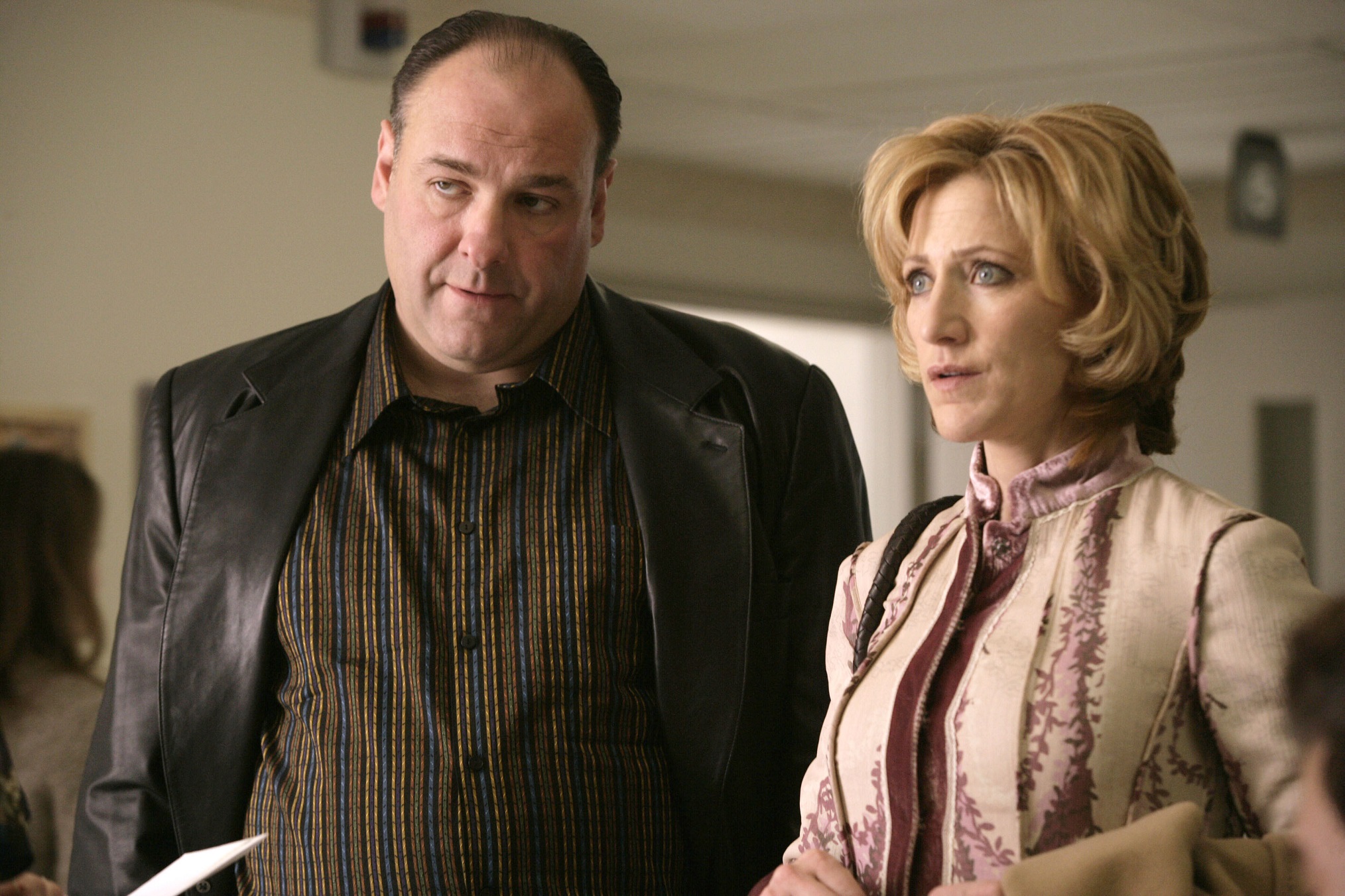 Edie Falco James Gandolfini Reportedly Filmed A Secret Sopranos Sequel